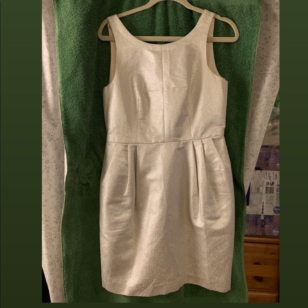 Club Monaco Silver Cocktail Dress